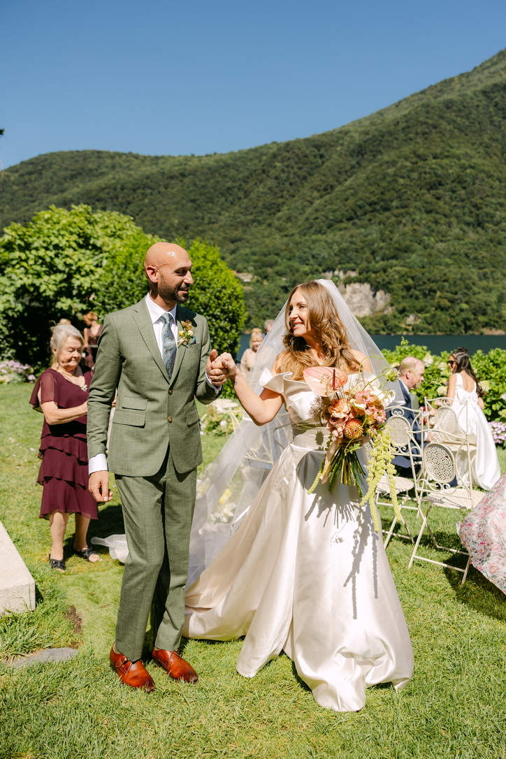 Custom made wedding dress satin a-line wedding dress Guillermo Pharis Wedding Dress