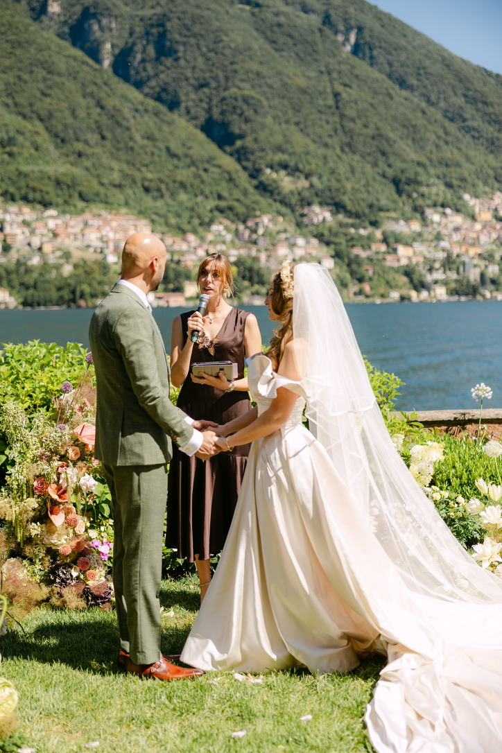 Custom made wedding dress satin a-line wedding dress Guillermo Pharis Wedding Dress